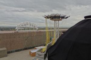 Pyrobatterie für 100 Jahre Völkerschlachtdenkmal Leipzig