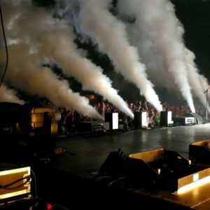 CO2 Jet Effect on Stage
